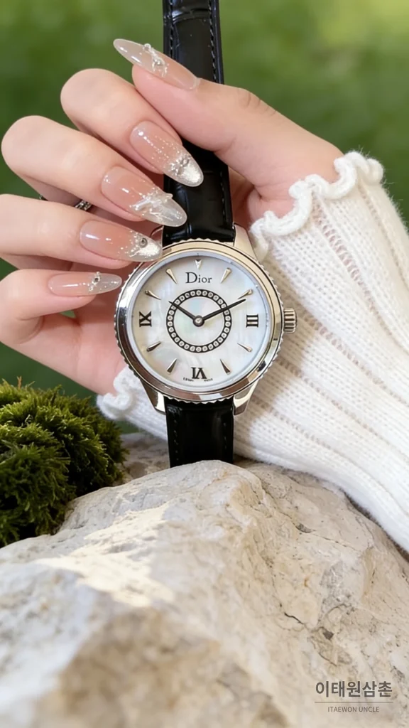 까르띠에 토르튀 스틸 다이아 문페이즈 쿼츠 30mm