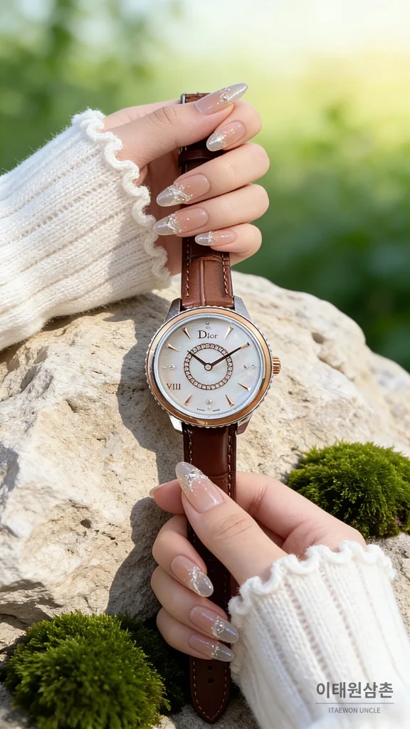 까르띠에 토르튀 스틸 다이아 문페이즈 쿼츠 30mm