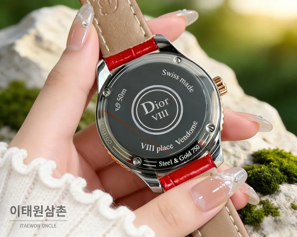 까르띠에 토르튀 스틸 다이아 문페이즈 쿼츠 30mm