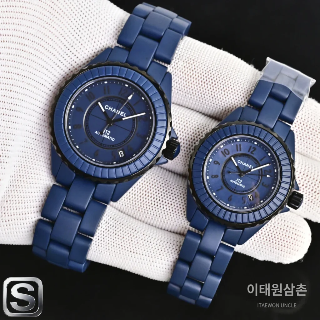 샤넬 J12 Bleu 오토매틱