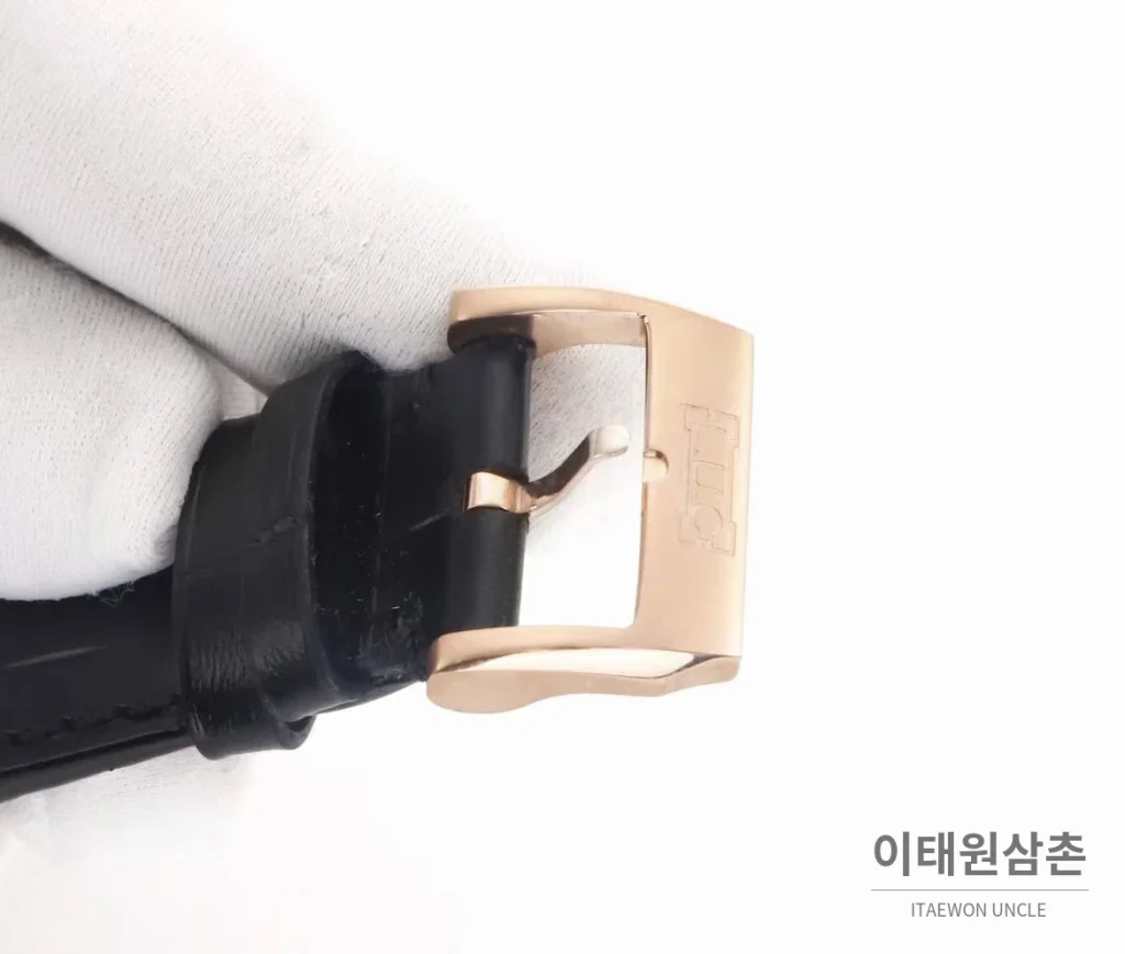 쇼파드 L.U.C 듀얼유즈 워치 & 포켓워치 컨버터블 오토매틱 49.6mm 실버 브라운 가죽 스트랩