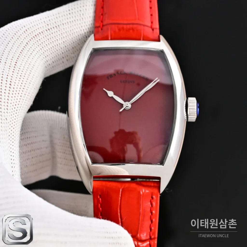 프랭크뮬러 롱아일랜드 릴레이 오토매틱 버건디 다이얼