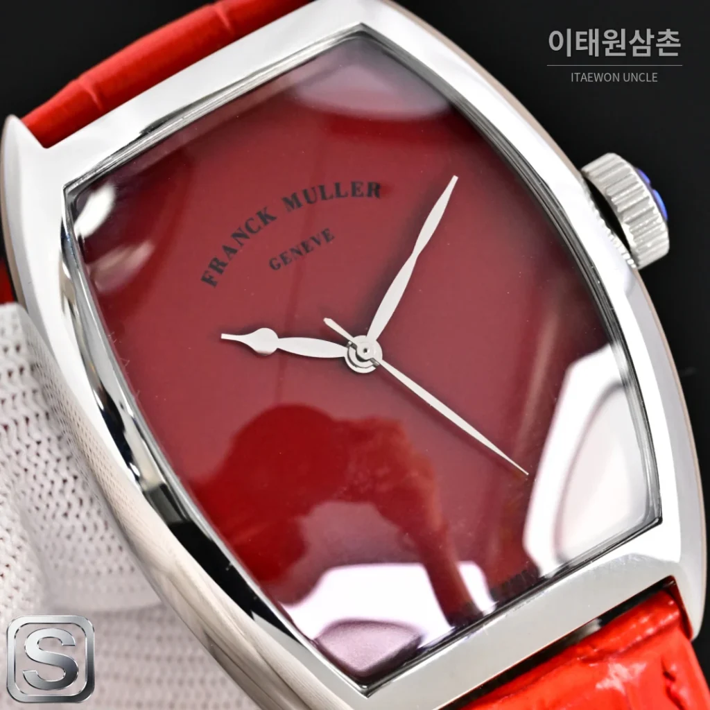 프랭크뮬러 롱아일랜드 릴레이 오토매틱 버건디 다이얼