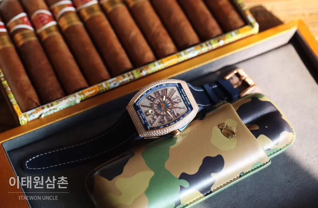 프랭크뮬러 방가드 오토매틱 블루 다이얼