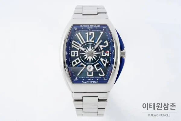 프랭크뮬러 뱅가드 요팅 스틸 블루다이얼 오토매틱 54mm 스틸 브레이슬릿