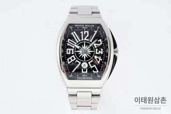 프랭크뮬러 뱅가드 요팅 스틸 블루다이얼 오토매틱 54mm 스틸 브레이슬릿 (2)