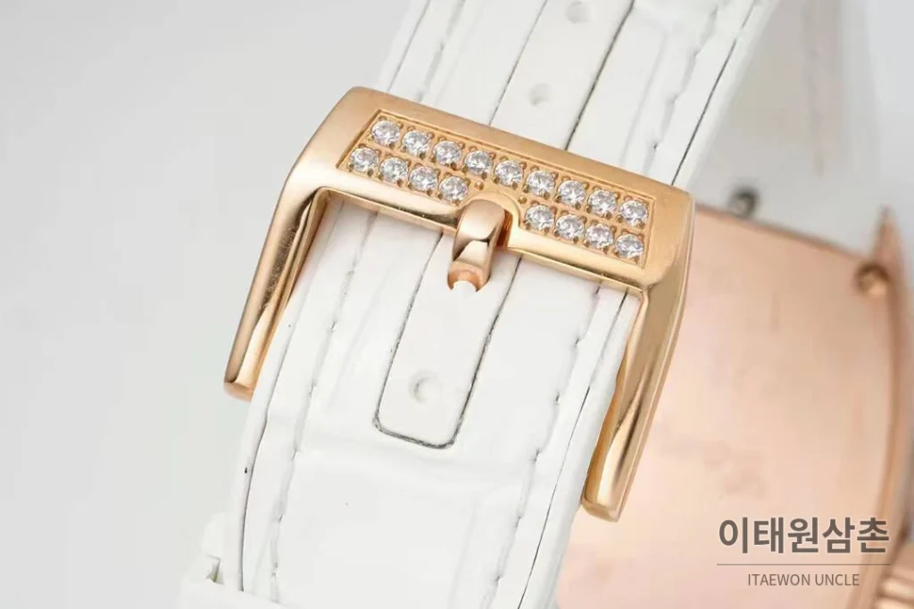 프랭크뮬러 뱅가드 요팅 V45 블루다이얼 오토매틱 54mm 화이트 러버 스트랩 로즈골드 베젤