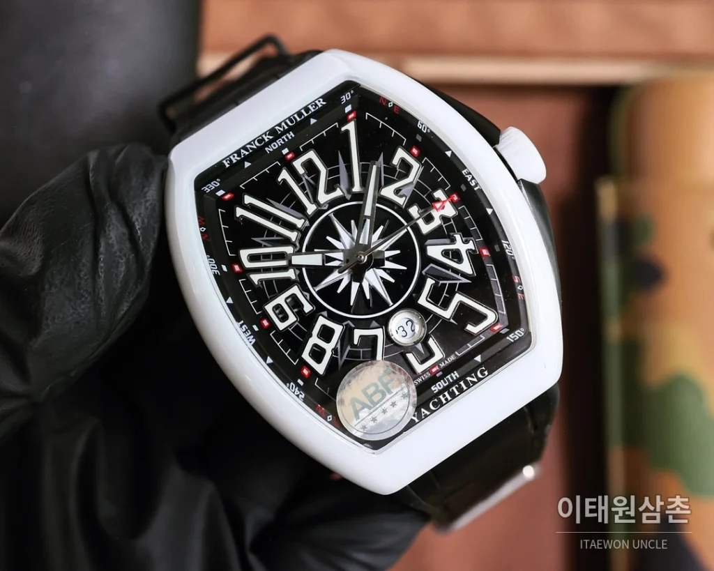 프랭크뮬러 V45 오토매틱 45mm 블랙 다이얼