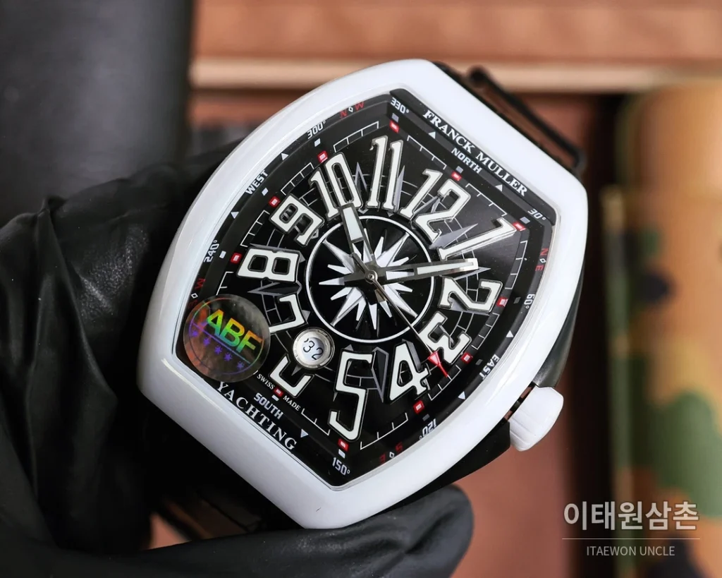 프랭크뮬러 V45 오토매틱 45mm 블랙 다이얼