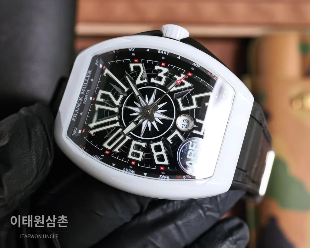 프랭크뮬러 V45 오토매틱 45mm 블랙 다이얼