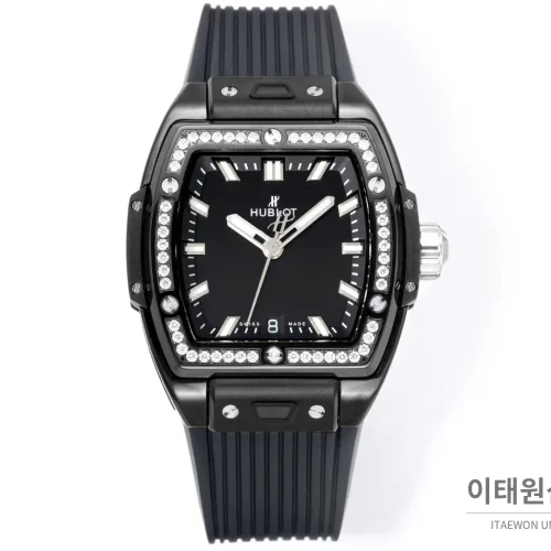 위블로 빅뱅 다이아몬드 스틸 스켈레톤 러버밴드 오토매틱 39mm 실버 / 블랙 (3) 위블로 빅뱅 다이아몬드 스틸 스켈레톤 러버밴드 오토매틱 39mm 실버 / 블랙 블랙 베젤