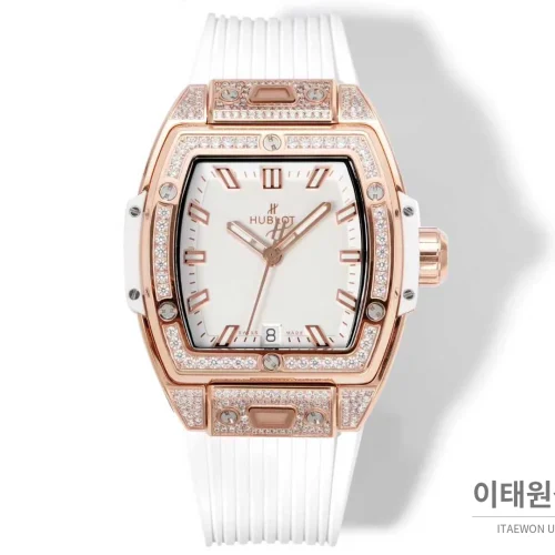 위블로 빅뱅 다이아몬드 스틸 스켈레톤 러버밴드 오토매틱 39mm 실버 / 블랙 (8) 위블로 빅뱅 다이아몬드 스틸 스켈레톤 러버밴드 오토매틱 39mm 실버 / 블랙 로즈골드 베젤 (3)