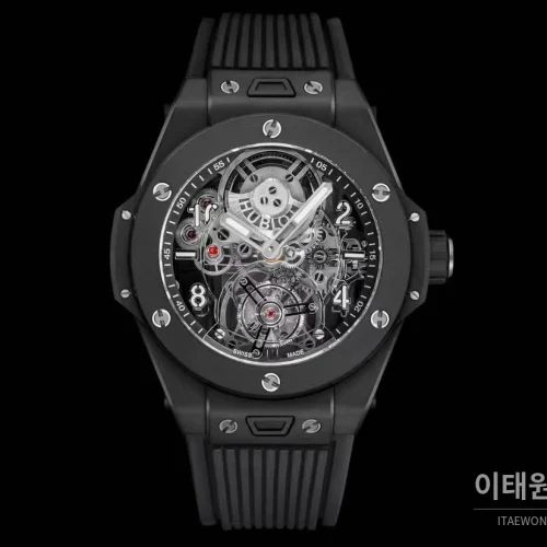 위블로 빅뱅 유니코 블랙세라믹 스켈레톤 투르비옹 수동 45mm (2) 위블로 빅뱅 유니코 블랙세라믹 스켈레톤 투르비옹 수동 45mm (2)