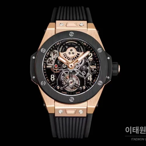 위블로 빅뱅 유니코 블랙세라믹 스켈레톤 투르비옹 수동 45mm 위블로 빅뱅 유니코 블랙세라믹 스켈레톤 투르비옹 수동 45mm