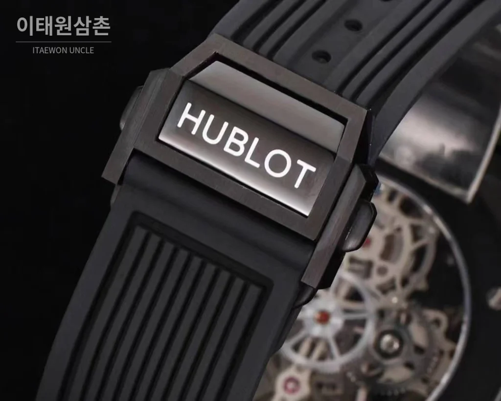 위블로 빅뱅 유니코 블랙세라믹 스켈레톤 투르비옹 수동 45mm (2)