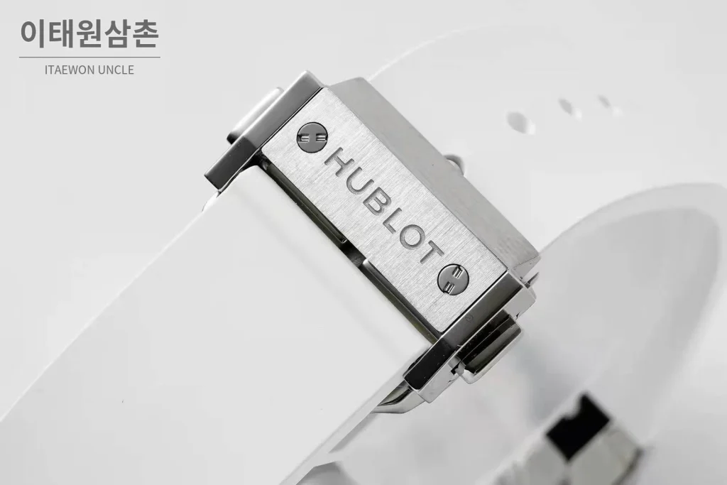 위블로 클래식 퓨전 오를린스키 스켈레톤 컷 다이얼 오토매틱 40mm 실버 / 블랙 화이트 러버 스트랩