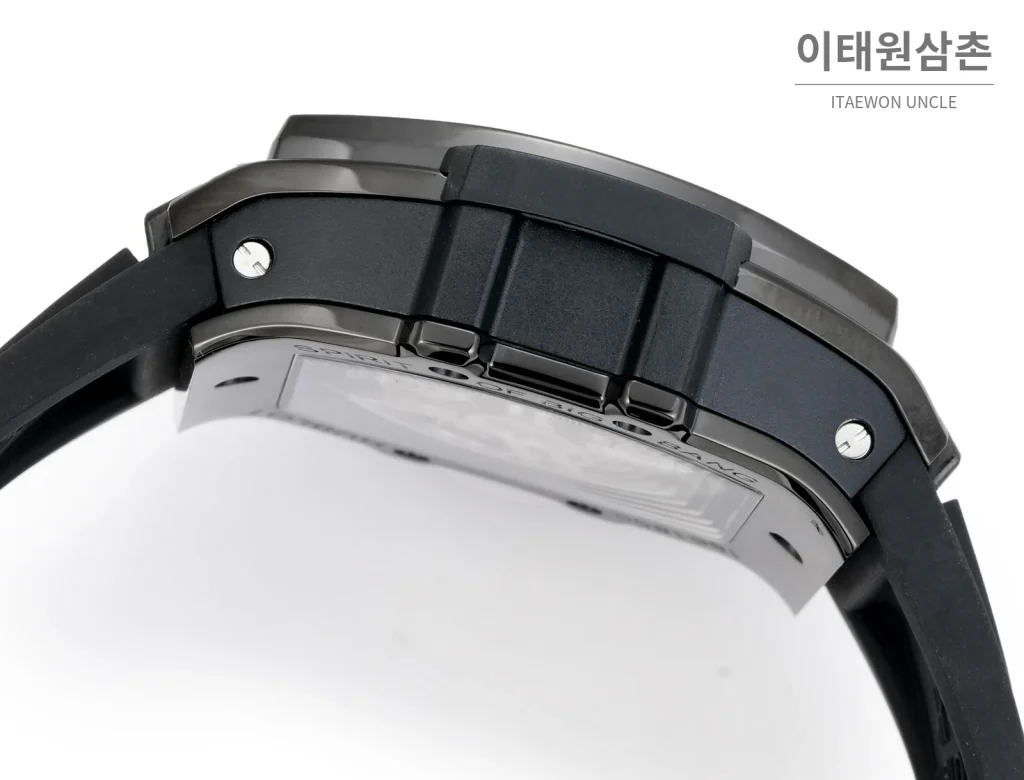 위블로 스피릿 오브 빅뱅 티타늄 스켈레톤 크로노그래프 오토매틱 42mm