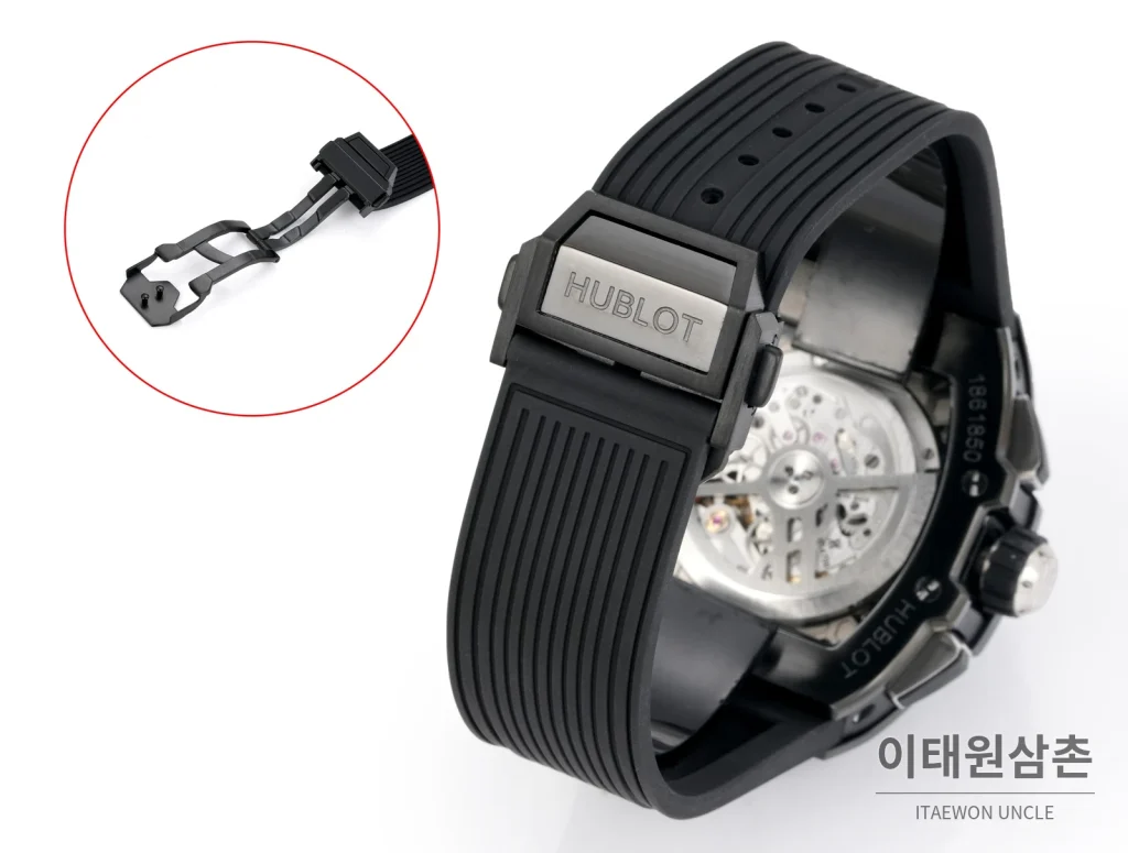 위블로 스피릿 오브 빅뱅 티타늄 스켈레톤 크로노그래프 오토매틱 42mm