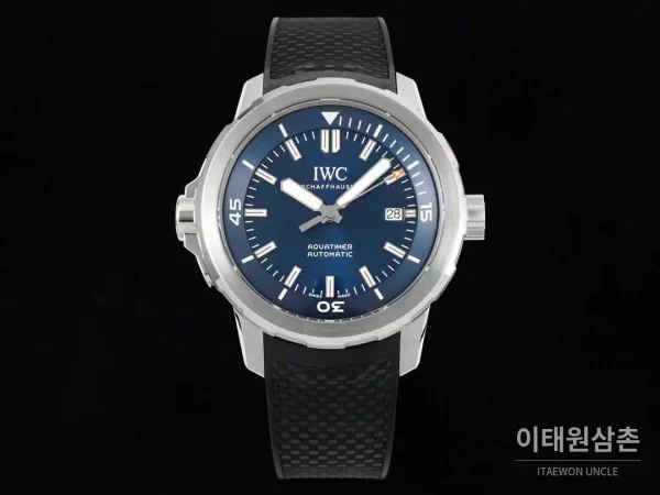 IWC 아쿠아타이머 쿠스토 스페셜 블루 다이얼 다이버 오토매틱 44mm IWC 아쿠아타이머 쿠스토 스페셜 블루 다이얼 다이버 오토매틱 44mm