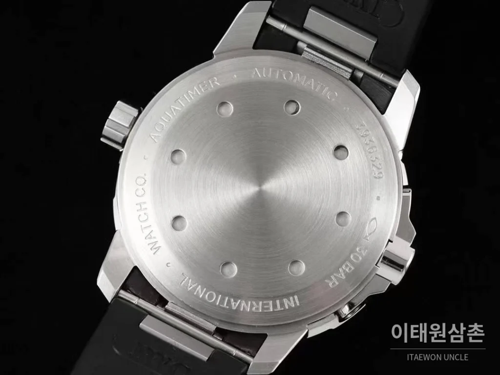 IWC 아쿠아타이머 쿠스토 스페셜 블루 다이얼 다이버 오토매틱 44mm (2)