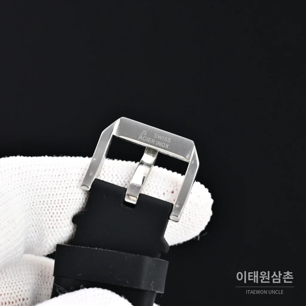 IWC 아쿠아타이머 스틸 블랙 베젤 오토매틱 44mm 화이트 다이얼 (3)