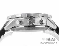 IWC 아쿠아타이머 스틸 블랙다이얼 크로노그래프 오토매틱 44mm (2)