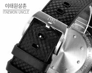 IWC 아쿠아타이머 스틸 블랙다이얼 크로노그래프 오토매틱 44mm (2)
