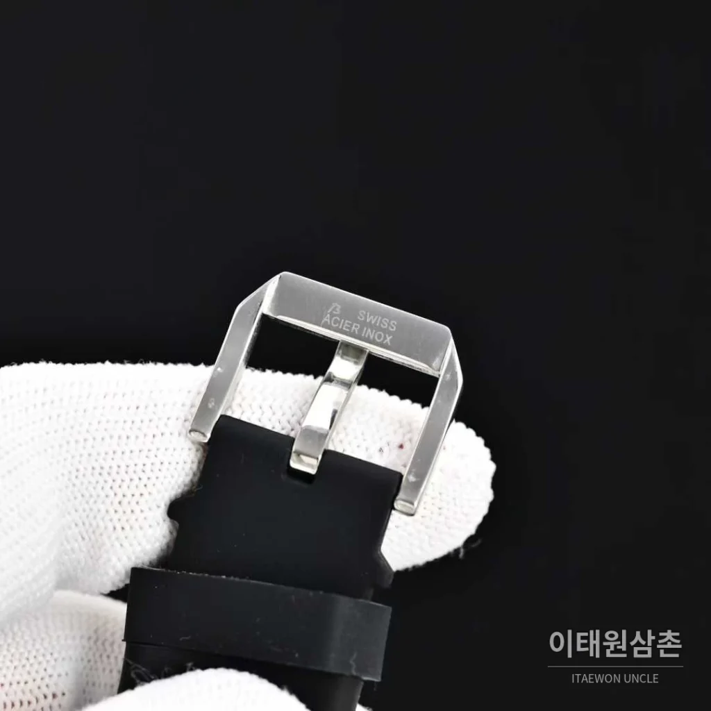 IWC 아쿠아타이머 스틸 블랙다이얼 다이버 오토매틱 44mm (2)