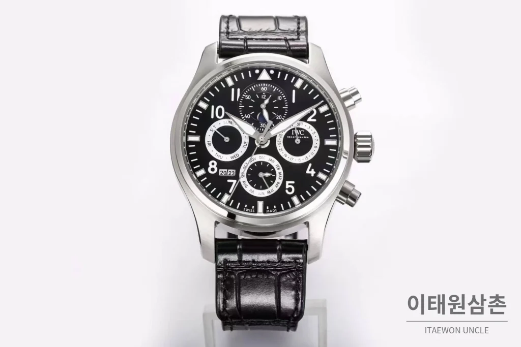IWC 빅파일럿 퍼페추얼 캘린더 “어린왕자” 블루다이얼 오토매틱 42mm