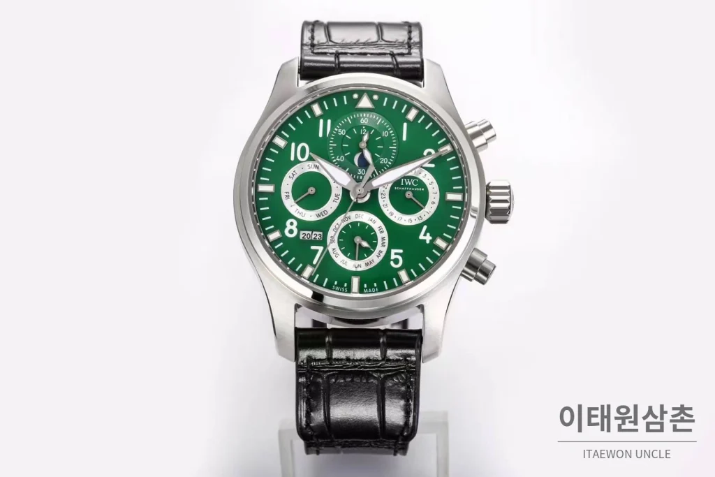 IWC 빅파일럿 퍼페추얼 캘린더 “어린왕자” 블루다이얼 오토매틱 42mm