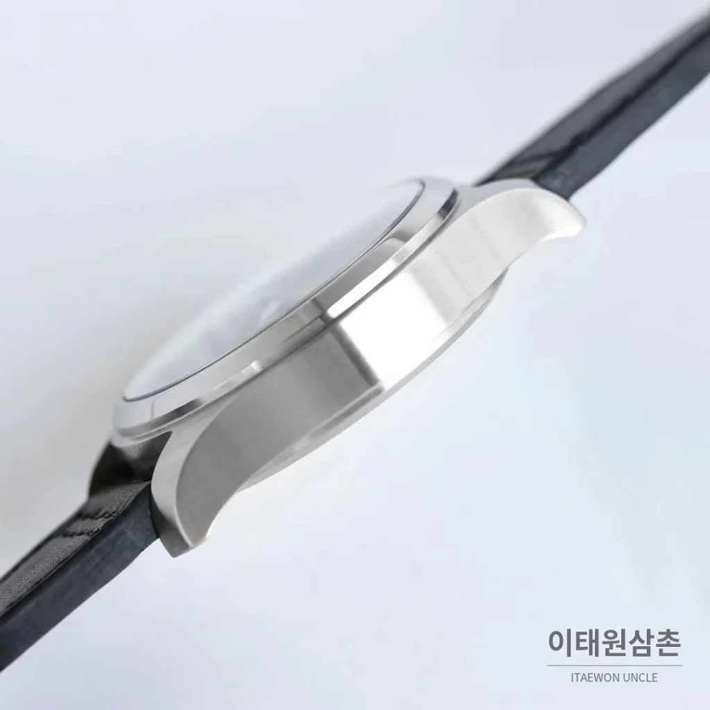 IWC 빅파일럿 퍼페추얼 캘린더 스틸 오토매틱 41mm IW503605 네이비 다이얼 블랙 가죽 스트랩