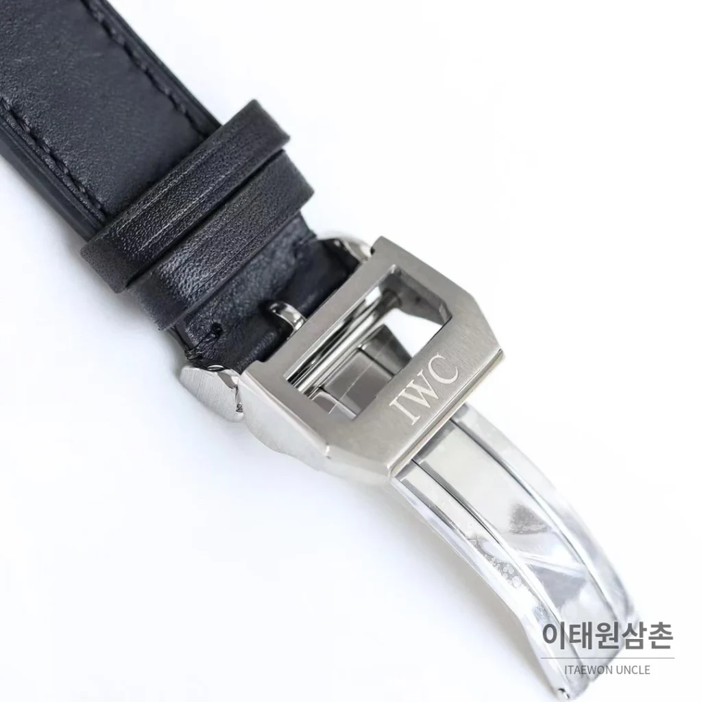 IWC 빅파일럿 퍼페추얼 캘린더 스틸 오토매틱 41mm IW503605 네이비 다이얼 블랙 나일론 스트랩