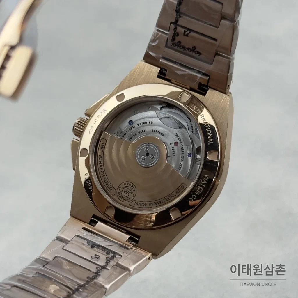 IWC 인제니어 오토매틱 35 다이아몬드베젤 스틸 브레이슬릿 35.1mm 화이트 다이얼