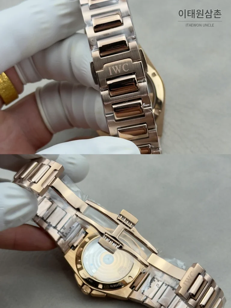 IWC 인제니어 오토매틱 35 다이아몬드베젤 스틸 브레이슬릿 35.1mm 화이트 다이얼