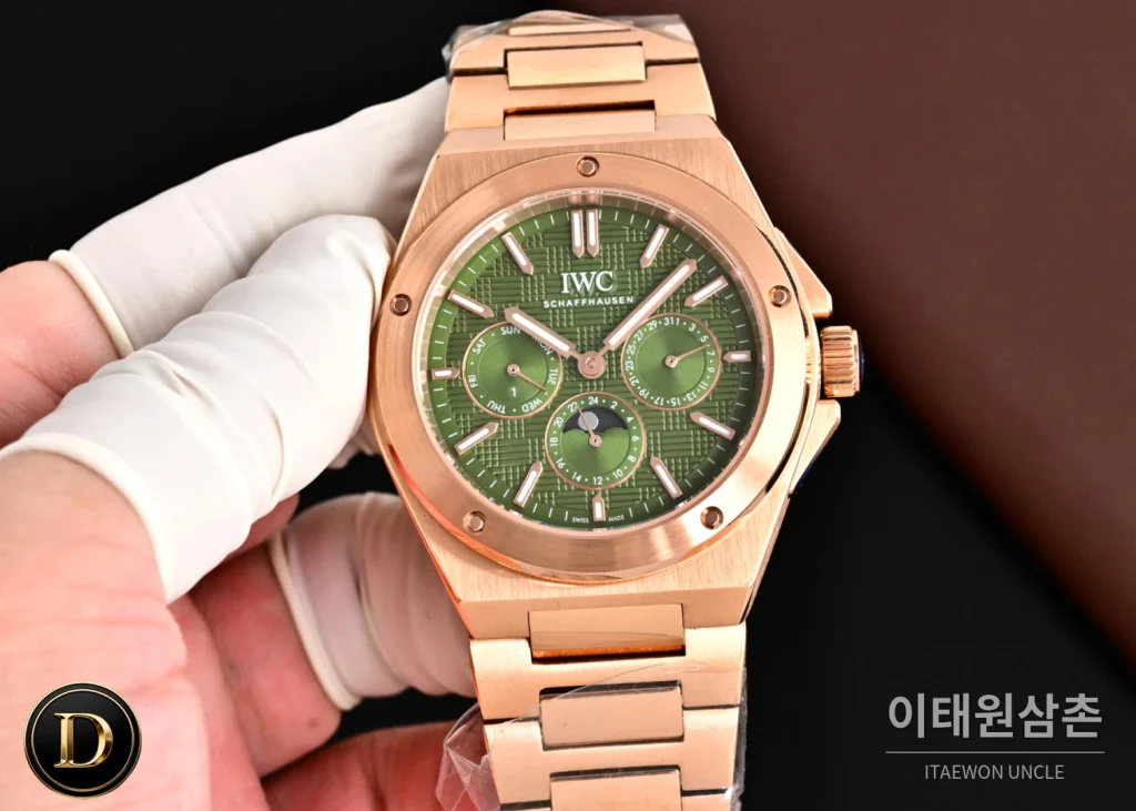 IWC 인제니어 퍼페추얼캘린더 문페이즈 오토매틱 41.6mm 화이트
