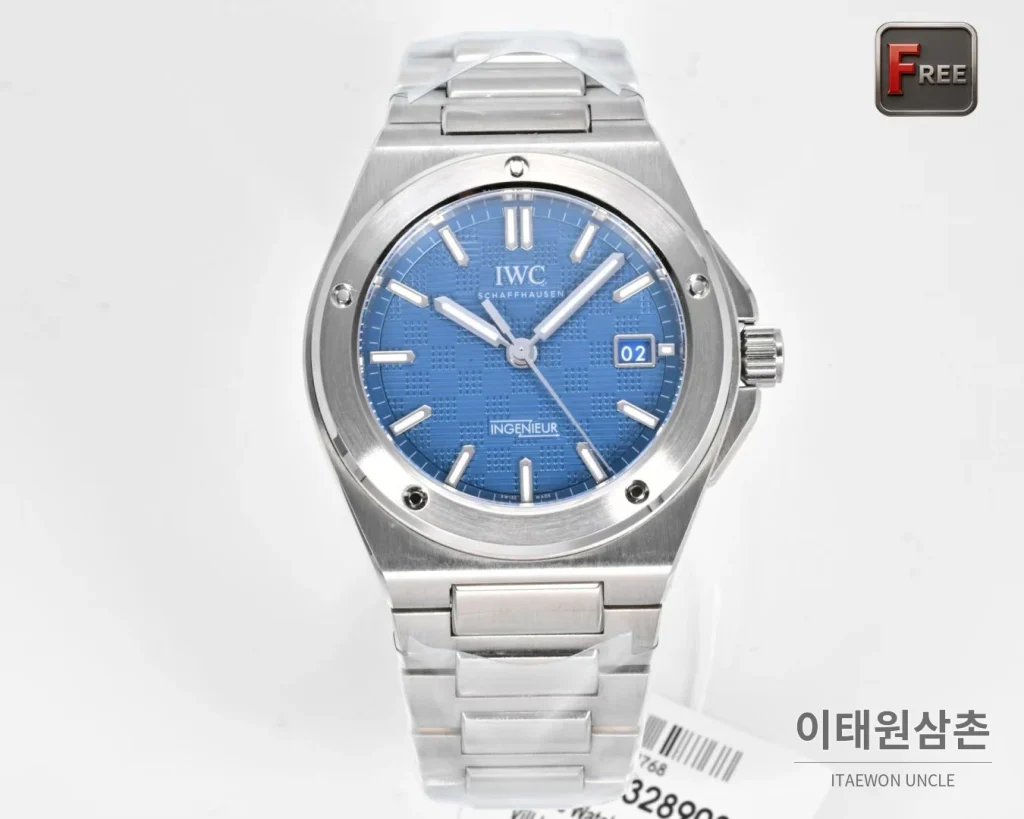 IWC 인게뉴어 스틸 그리드다이얼 오토매틱 40mm
