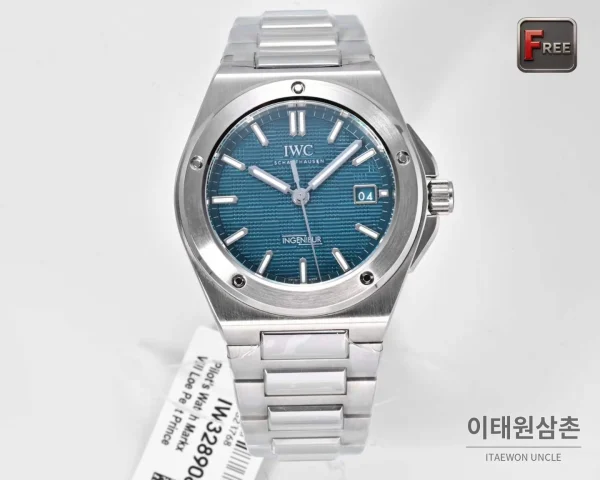 IWC 인게뉴어 스틸 그리드다이얼 오토매틱 40mm (5)