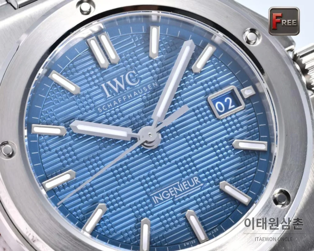 IWC 인게뉴어 스틸 그리드다이얼 오토매틱 40mm
