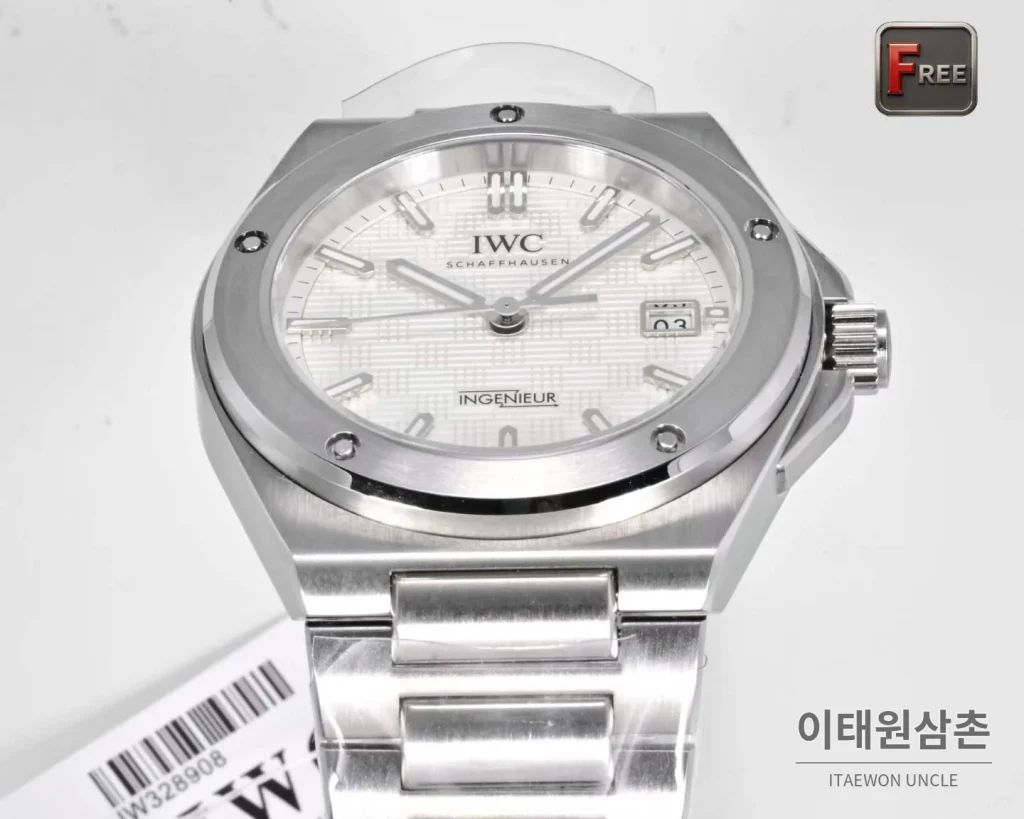 IWC 인게뉴어 스틸 그리드다이얼 오토매틱 40mm (3)