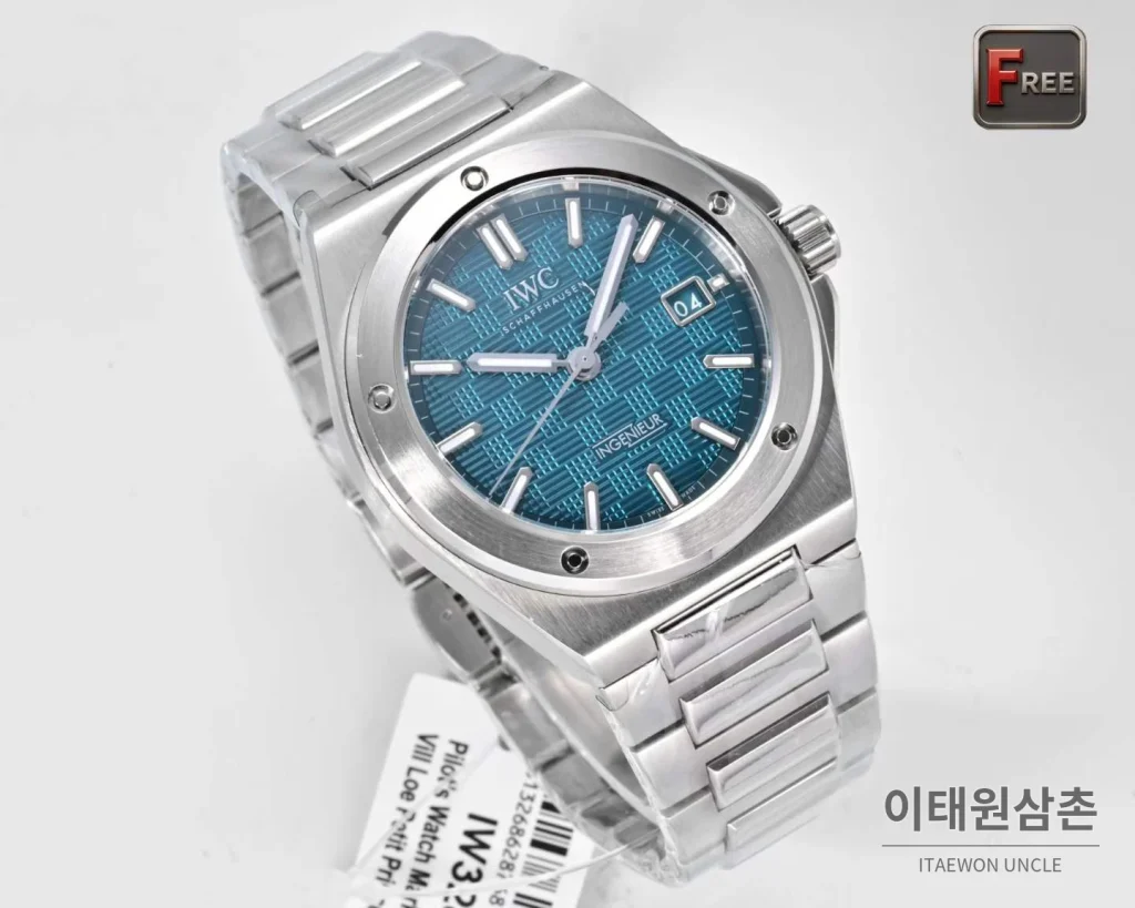 IWC 인게뉴어 스틸 그리드다이얼 오토매틱 40mm (5)