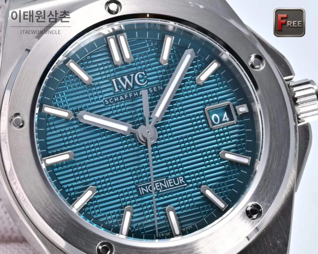 IWC 인게뉴어 스틸 그리드다이얼 오토매틱 40mm (5)