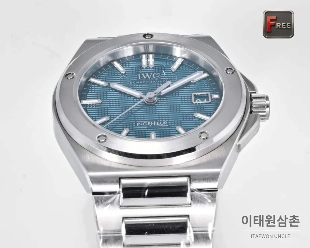 IWC 인게뉴어 스틸 그리드다이얼 오토매틱 40mm (5)