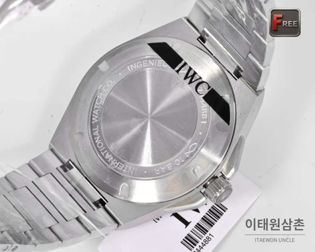 IWC 인게뉴어 스틸 그리드다이얼 오토매틱 40mm (5)