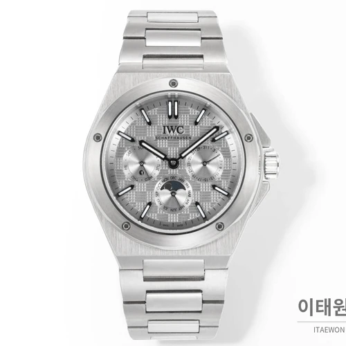 IWC 인제니어 스틸 그리드 그레이다이얼 퍼페추얼 캘린더 41.6mm IWC 인제니어 스틸 그리드 그레이다이얼 퍼페추얼 캘린더 41.6mm