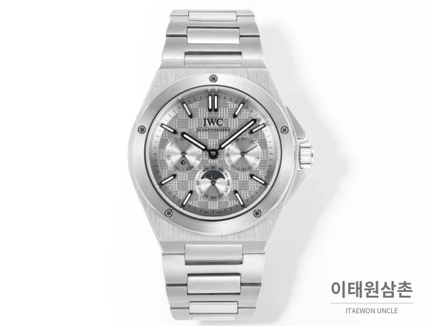 IWC 인제니어 스틸 그리드 그레이다이얼 퍼페추얼 캘린더 41.6mm IWC 인제니어 스틸 그리드 그레이다이얼 퍼페추얼 캘린더 41.6mm
