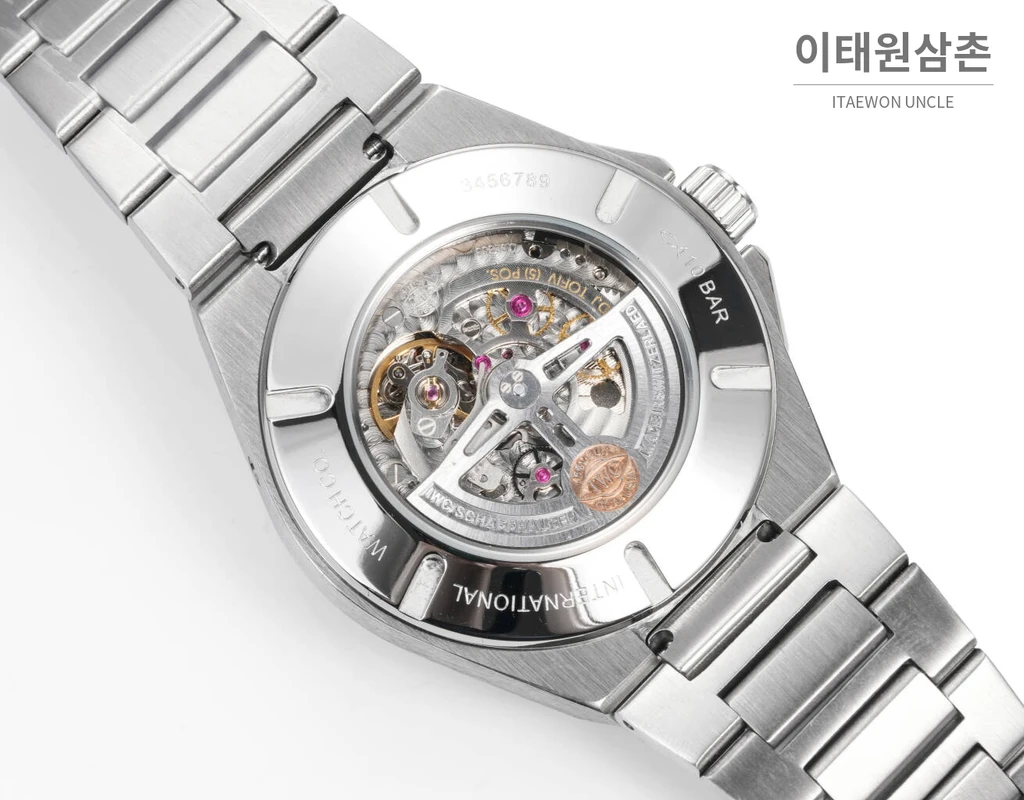 IWC 인제니어 스틸 그리드 그레이다이얼 퍼페추얼 캘린더 41.6mm