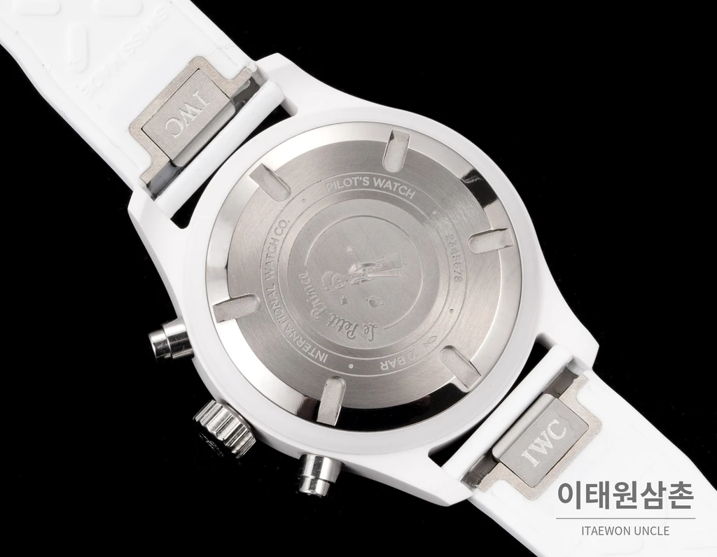 IWC 파일럿 세라믹 블루다이얼 크로노그래프 오토매틱 41.9mm