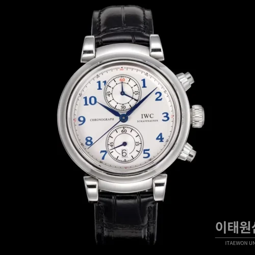 IWC 파일럿 크로노그래프 로레우스 스포츠 포 굿 화이트다이얼 오토매틱 42mm