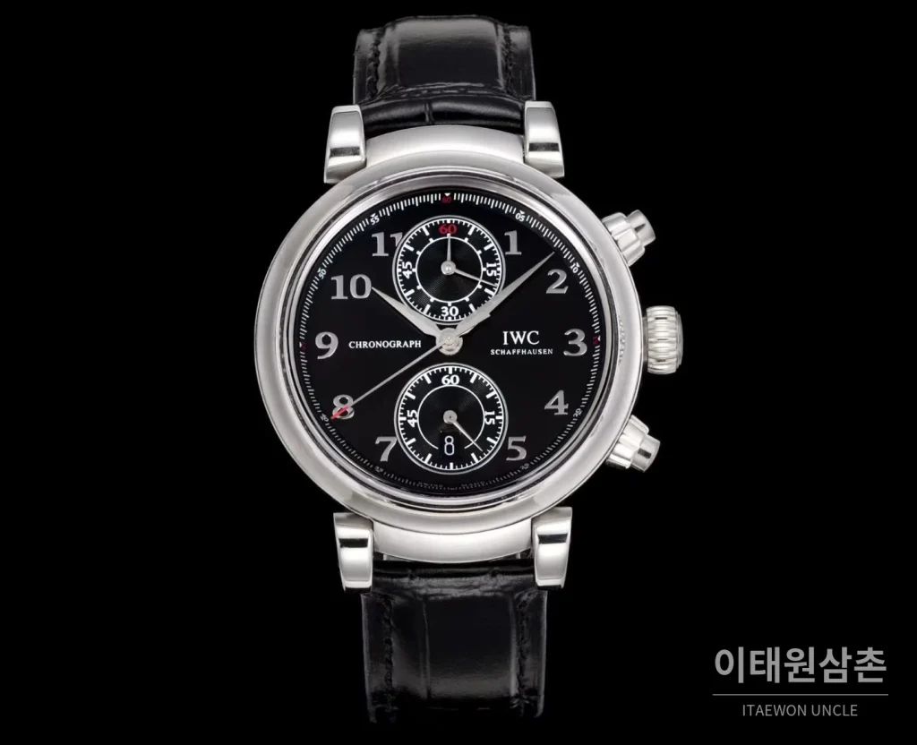IWC 파일럿 크로노그래프 로레우스 스포츠 포 굿 블랙다이얼 오토매틱 42mm