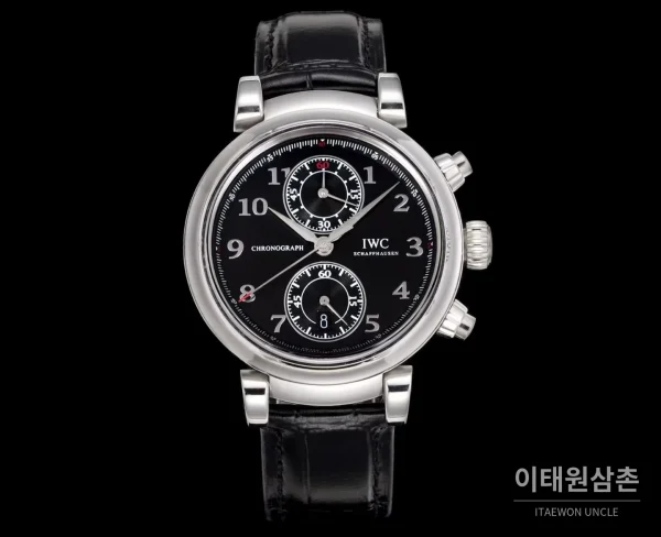 IWC 파일럿 크로노그래프 로레우스 스포츠 포 굿 블랙다이얼 오토매틱 42mm